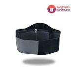 Buy SandPuppy Backbrace - Flexible back support belt |stabilizes back and compresses abdomen|Posture corrector - Medium - Purplle