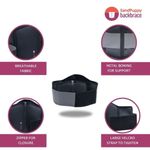 Buy SandPuppy Backbrace - Flexible back support belt |stabilizes back and compresses abdomen|Posture corrector - Medium - Purplle