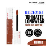 Buy Maybelline New York Super Stay Matte Ink Liquid Lipstick - Fighter 75 (5 g) - Purplle