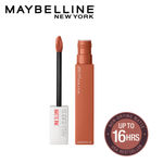 Buy Maybelline New York Super Stay Matte Ink Liquid Lipstick - Fighter 75 (5 g) - Purplle