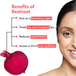 Buy Good Vibes Beetroot Plumping Lip Balm | Moisturizing, Hydrating | With Sweet Almond Oil & Olive Oil (8 g) - Purplle