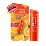 Buy FACES CANADA Lip Balm - Orange Mint, 4.5g | 12HR Moisture | SPF 15 | Shea Butter, Vitamin C & E Enriched | Hydrating & Nourishing For Dry Chapped Lips - Purplle