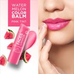 Buy FACES CANADA Color Lip Balm - Watermelon, 4.5g | Pink Tint | 12HR Moisture | SPF 15 | Shea Butter, Vitamin C & E Enriched | Hydrating & Nourishing For Dry Chapped Lips - Purplle