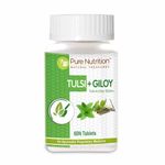 Buy Pure Nutrition Tulsi + Giloy 60 Tablets - Purplle