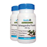 Buy Healthvit Ashwagandha Powder 250 Mg 60 Capsules (Pack Of 2) - Purplle