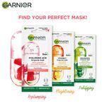 Buy Garnier Hyaluronic Acid Ampoule Face Sheet Mask With Watermelon - For Dull And Extreme Dry Skin (15 g) - Purplle