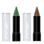 Buy AYA Kajal Set of 2, Brown and Green (2.4 g + 2.4 g) - Purplle
