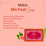 Buy Matra Mix Fruit Handmade Soap | Natural Rejuvenating Soap | All Skin Types | 125 g - Purplle