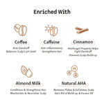 Buy mCaffeine Anti-Dandruff Kit with Cappuccino Scalp Lotion, Shampoo and Conditioner | Complete Dandruff Care Routine with Natural AHA, Almond Milk and Coffee | All Hair Types | 600 ml - Purplle