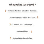 Buy mCaffeine Anti-Dandruff Kit with Cappuccino Scalp Lotion, Shampoo and Conditioner | Complete Dandruff Care Routine with Natural AHA, Almond Milk and Coffee | All Hair Types | 600 ml - Purplle