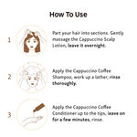 Buy mCaffeine Anti-Dandruff Kit with Cappuccino Scalp Lotion, Shampoo and Conditioner | Complete Dandruff Care Routine with Natural AHA, Almond Milk and Coffee | All Hair Types | 600 ml - Purplle
