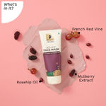 Buy Pilgrim Red Vine Face Mask With Mulberry & Rosehip Oil |Instantly Lifts Face Enhances Natural Glow (100 g) - Purplle