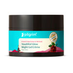 Buy Pilgrim French Red Vine Night Gel Creme with Retinol, Mulberry & Vitamin C For Glowing Skin (50 gm) - Purplle
