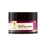 Buy Pilgrim Red Vine Night Gel Creme with Retinol, Mulberry & Vitamin C For Glowing Skin (50 g) - Purplle