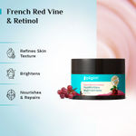 Buy Pilgrim French Red Vine Night Gel Creme with Retinol, Mulberry & Vitamin C For Glowing Skin (50 gm) - Purplle