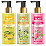 Buy Vaadi Herbals Pack of 3 Luxurious Handwash - Lemon & Eucalyptus, Olive & Green Apple, Rose & Jasmine (250 ml x 3) - Purplle