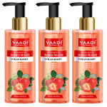 Buy Vaadi Herbals Pack of 3 Deep Moisturizing Strawberry Hand Wash (250 ml x 3) - Purplle