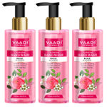 Buy Vaadi Herbals Pack of 3 Hydrating Rose & Jasmine Hand Wash (250 ml x 3) - Purplle
