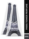 Buy Sweet Heart Black Paris Tower Long Lasting Imported Eau De Parfum, 40ml (Pack Of 2) - Purplle