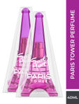 Buy Sweet Heart Light Purple Paris Tower Long Lasting Imported Eau De Parfum, 40ml (Pack Of 2) - Purplle