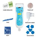 Buy Havells BC1001 Rechargeable Baby Hair Clipper with hypoallergenic ceramic blade, Ultra-quiet, IPX5 Waterproof haircut kit for kids, infants, boys (Blue) - Purplle