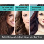 Buy Havells HS4152 Titanium Plates Professional Hair Straightener with adjustable temperature, Suitable for all Hair Types (Golden) - Purplle