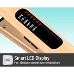 Buy Havells HS4152 Titanium Plates Professional Hair Straightener with adjustable temperature, Suitable for all Hair Types (Golden) - Purplle
