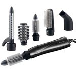 Buy Havells HC4085 - Air Care Styler, Pre-Styling Half Brush and Drying Nozzle, Styling Curlers, Smoothening Roller Brush, Suitable for all Hair Types (Black) - Purplle