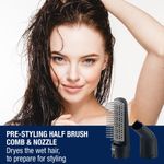 Buy Havells HC4085 - Air Care Styler, Pre-Styling Half Brush and Drying Nozzle, Styling Curlers, Smoothening Roller Brush, Suitable for all Hair Types (Black) - Purplle