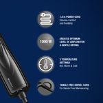 Buy Havells HC4085 - Air Care Styler, Pre-Styling Half Brush and Drying Nozzle, Styling Curlers, Smoothening Roller Brush, Suitable for all Hair Types (Black) - Purplle