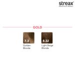 Buy Streax Professional Argan Secret Hair Colourant Cream- Light Beige Blonde 8.32 (60 g) - Purplle