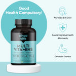 Buy Zingavita Multivitamin Tablets for Men & Women - 120 count, With Probiotics & Prebiotics, 100% RDA Vitamin C, E, Zinc & Biotin, Enhances Energy, Stamina, Immunity and Skin - 120 Veg Tablets - Purplle