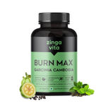 Buy Zingavita Burn Max Fat Burner Tablets for Men & Women - Advanced Weight Loss Formula with Garcinia Cambogia, Green Tea Extract & Green Coffee Bean Extract Appetite Controller with N Acetyl L Carnitine - 60 Veg Tablets - Purplle