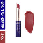 Buy FASHION COLOUR Non-Transfer Matt Waterproof Lipstick - 33 ORANGE BROWN - Purplle