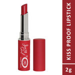 Buy FASHION COLOUR KISS PROOF NO TRANSFER LIPSTICK - 8 Dull Red - Purplle