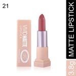 Buy FASHION COLOUR VIVID MATTE LIPSTICK - 21 Nude Pink - Purplle