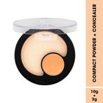 Buy FASHION COLOUR 2 IN 1 COMPACT POWDER & CONCEALER - PC19-03 - Purplle