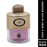 Buy FASHION COLOUR FACE & BODY HI-LITE BRONZER - BG03-04 - Purplle