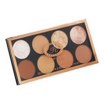 Buy FASHION COLOUR PRO HD CONTOUR & HIGHLIGHTER PALETTE - CH08-3 - Purplle