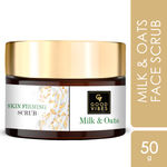 Buy Good Vibes Milk & Oats Skin Firming Scrub | Smoothening, Moisturizing | Vegan, No Parabens, No Sulphates, No Mineral Oil, No Animal Testing (50 g) - Purplle