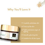 Buy Good Vibes Milk & Oats Skin Firming Scrub | Smoothening, Moisturizing | Vegan, No Parabens, No Sulphates, No Mineral Oil, No Animal Testing (50 g) - Purplle