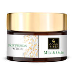 Buy Good Vibes Milk & Oats Skin Firming Scrub | Smoothening, Moisturizing | Vegan, No Parabens, No Sulphates, No Mineral Oil, No Animal Testing (50 g) - Purplle