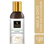 Buy Good Vibes Milk & Oats Skin Firming Toner and Moisturizer | Vegan, No Alcohol, No Parabens, No Sulphates, No Mineral Oil, No Animal Testing (120 ml) - Purplle