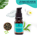 Buy Pilgrim Zit Zapper Anti-Acne Gel with AHA BHA, 15gm - Purplle