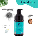 Buy Pilgrim Volcanic Lava Ash Foaming Face Wash with Yugdugu & White Lotus, 120ml - Purplle