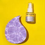 Buy Natural Vibes Under Eye Gel Serum - Reduces Dark Circles & Puffiness, Brightens skin, Inflused with Vitamin C, D, E, AHA & Caffeine - Purplle