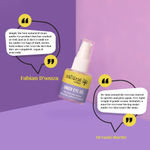Buy Natural Vibes Under Eye Gel Serum - Reduces Dark Circles & Puffiness, Brightens skin, Inflused with Vitamin C, D, E, AHA & Caffeine - Purplle