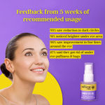 Buy Natural Vibes Under Eye Gel Serum - Reduces Dark Circles & Puffiness, Brightens skin, Inflused with Vitamin C, D, E, AHA & Caffeine - Purplle