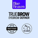Buy Blue Heaven True Brow Eyebrow Definer, Dark Grey (0.30 g) - Purplle