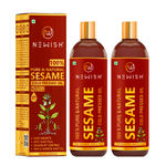 Buy Newish® Cold Pressed Sesame oil for Hair, Skin and Massage (Til Ka Tel / Til Oil, 200ml Each Pack of 2) - Purplle